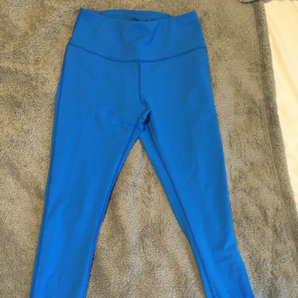 *SOLD* Royal Blue Full Length Leggings Tights - Picture 1 of 4